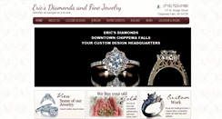 Desktop Screenshot of ericsdiamonds.com